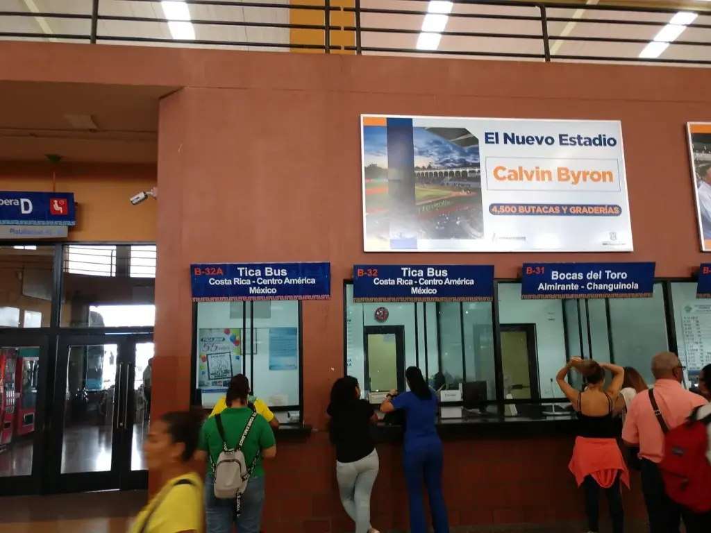Taquillas en la Gran Terminal Nacional de Transporte, Ciudad de Panamá