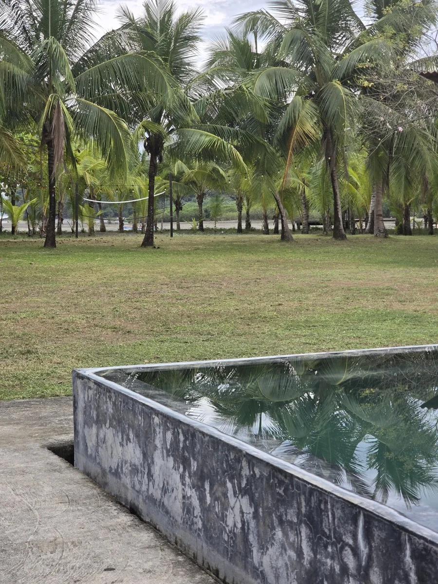 Pool and tropical grounds at Bliss Beach resort